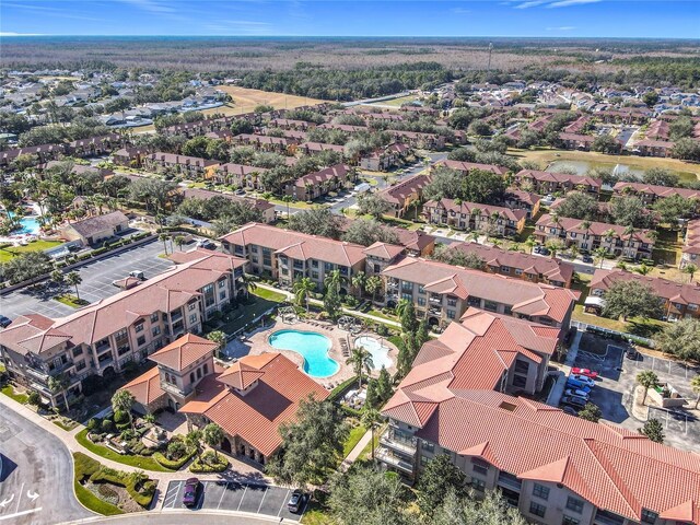 904 Charo Pkwy Unit 525, Davenport, FL 33897 - drone / aerial view of a pool