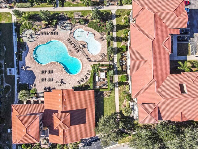 904 Charo Pkwy Unit 525, Davenport, FL 33897 - bird's eye view of a pool area