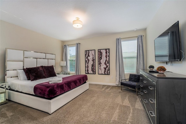 bedroom with carpet flooring