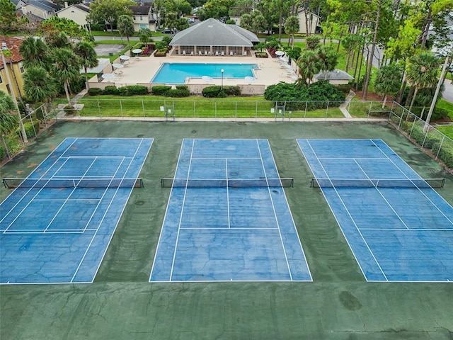 2920 Oak Park Way Apt A, Orlando, FL 32822 - view of tennis court featuring a community pool
