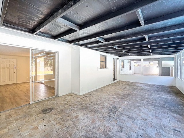 interior space featuring hardwood / wood-style floors