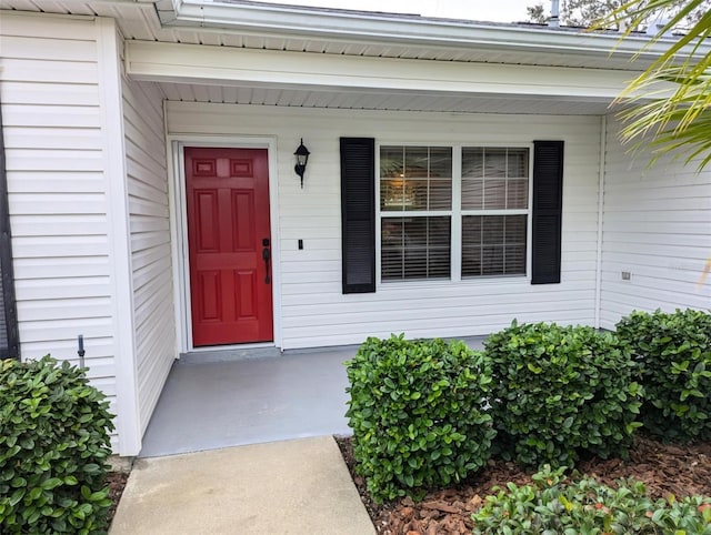 view of entrance to property