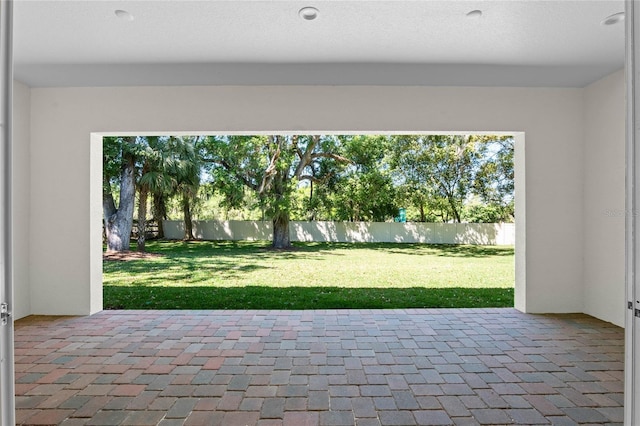 view of patio / terrace with a fenced backyard