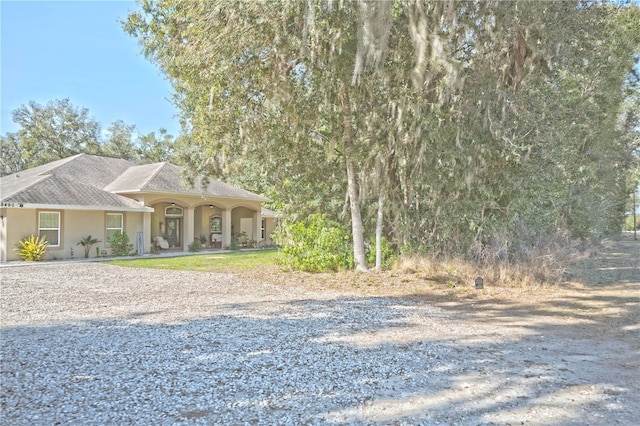 view of front of home