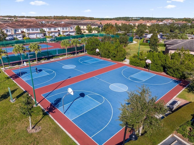 view of sport court