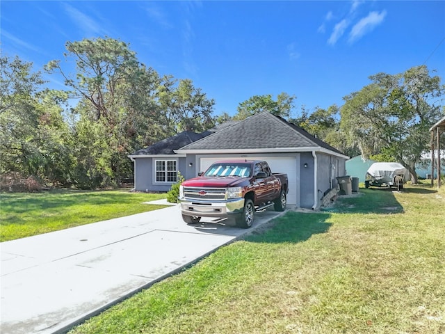 exterior space featuring a yard