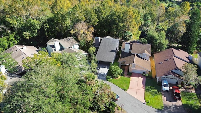 300 Spring Run Cir, Longwood, FL 32779 - aerial perspective of suburban area featuring a forest
