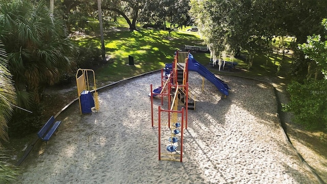 view of play area