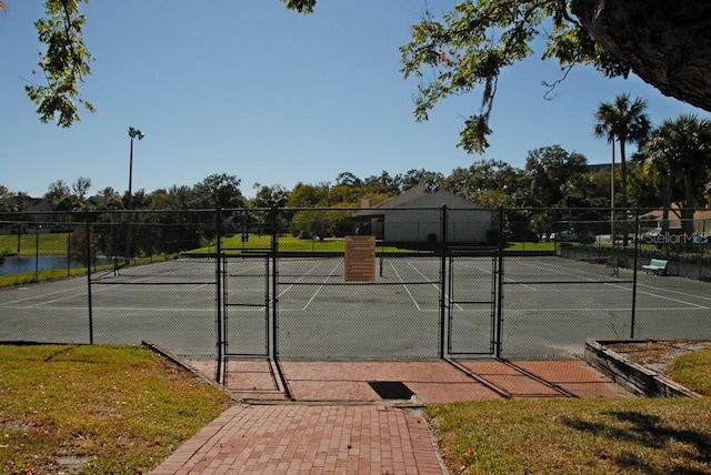 view of sport court