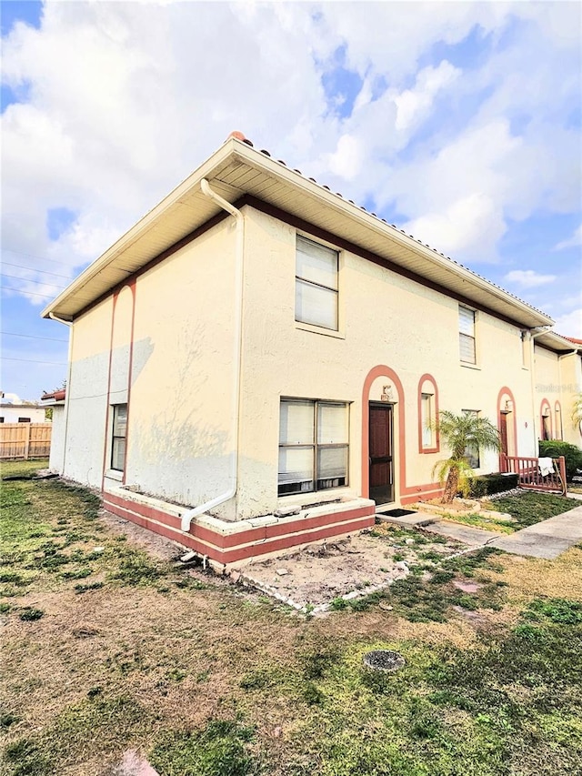 view of rear view of property