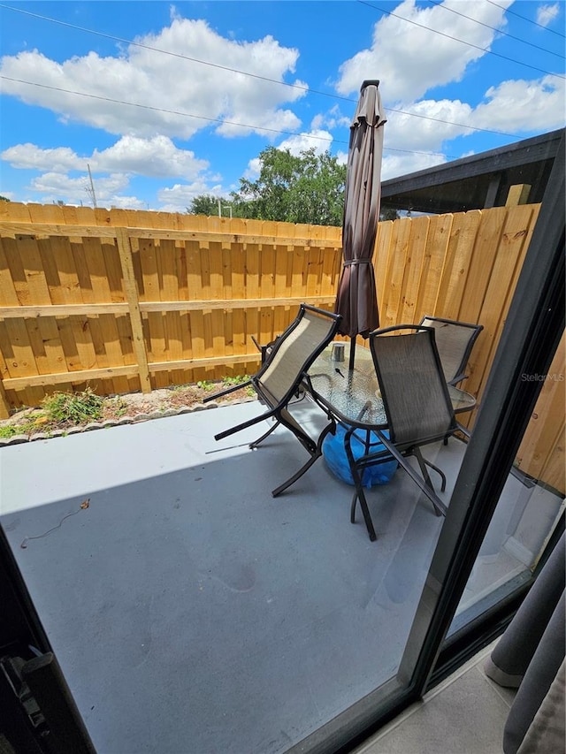 view of patio / terrace