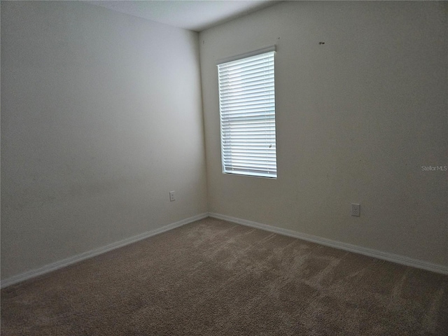 unfurnished room featuring carpet flooring