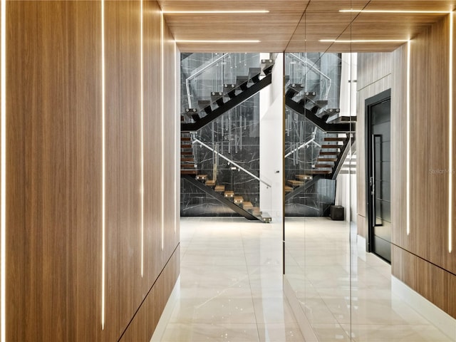 wine cellar with wood walls