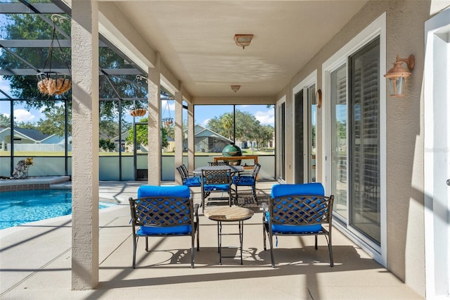 sunroom featuring a healthy amount of sunlight