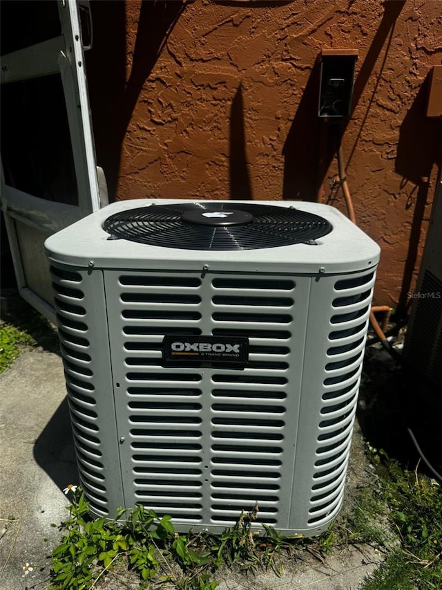 exterior details with cooling unit