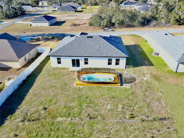 2416 SW 158th Pl, Ocala, FL 34473 - aerial view of property and surrounding area with a pool