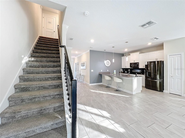 1264 Challenge Dr, Davenport, FL 33896 - stairs with baseboards and recessed lighting