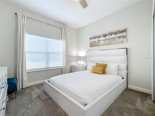 1264 Challenge Dr, Davenport, FL 33896 - bedroom with carpet flooring, baseboards, and ceiling fan