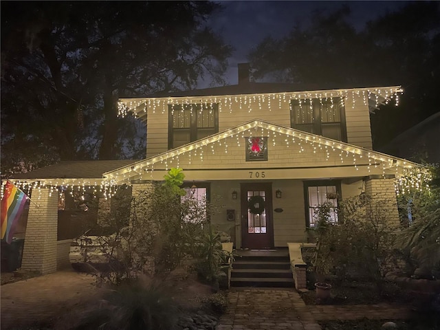 view of front of property