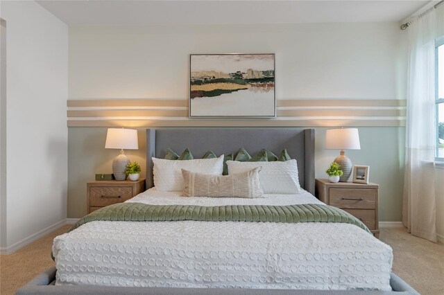 bedroom featuring carpet flooring