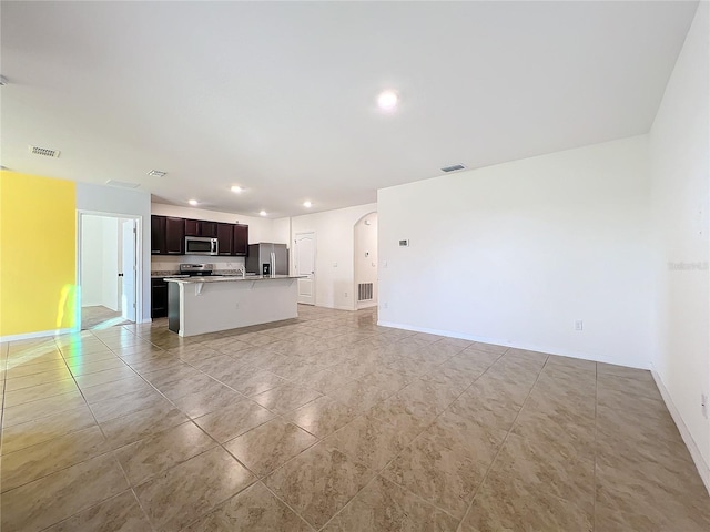 view of unfurnished living room