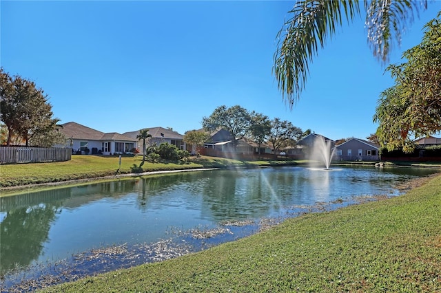 property view of water