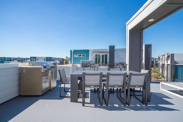 view of patio / terrace featuring area for grilling