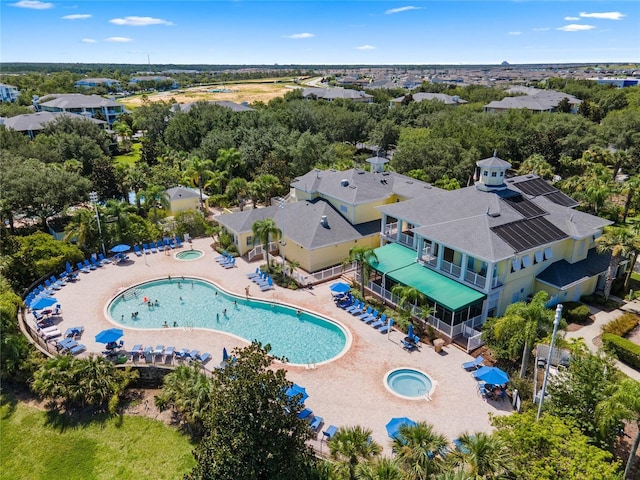 411 Lucaya Loop Unit 411, Davenport, FL 33897 - bird's eye view of a pool