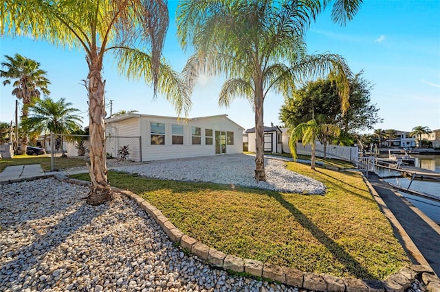 4059 Orient Dr, Hernando Beach, FL 34607 - view of front of property with a patio