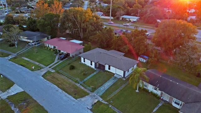 1048 Wakefield Cir, Deltona, FL 32725 - aerial perspective of suburban area