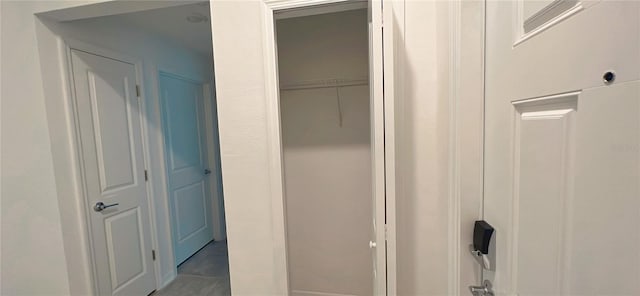 view of closet