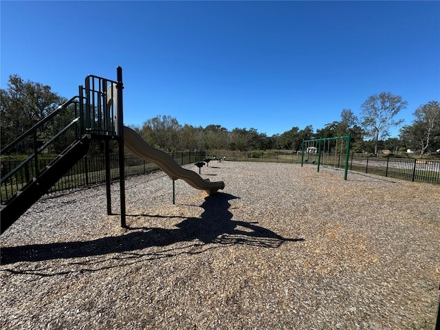 view of jungle gym