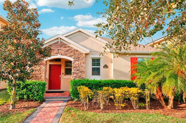 view of front of home