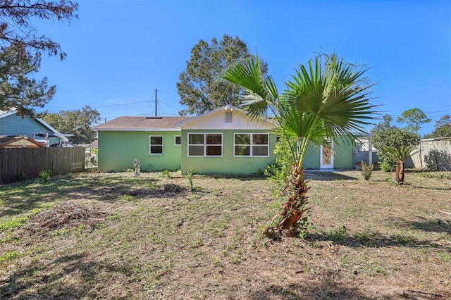 view of rear view of property