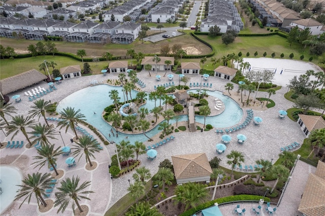 1593 Mulligan Blvd, Davenport, FL 33896 - bird's eye view of a pool