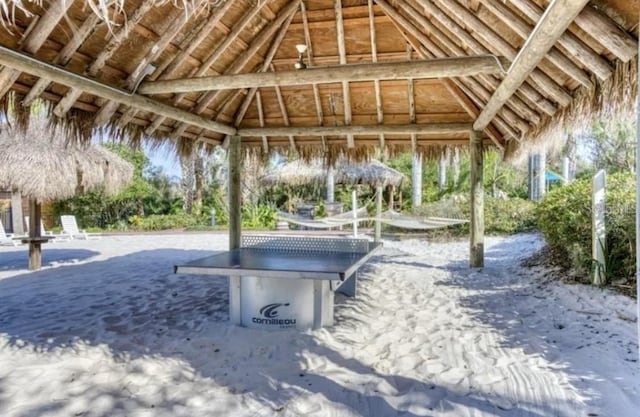 view of home's community featuring a gazebo