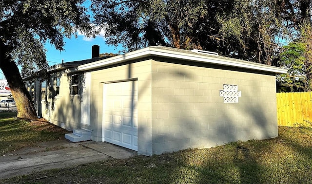 view of outbuilding