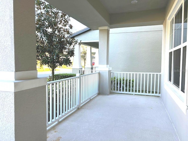 balcony with a porch