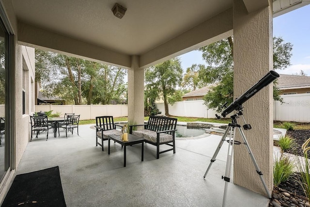 view of patio