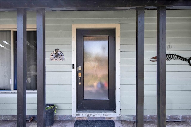 view of entrance to property