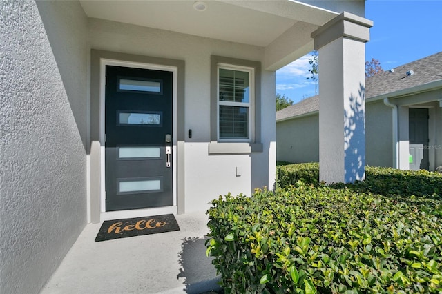 view of entrance to property