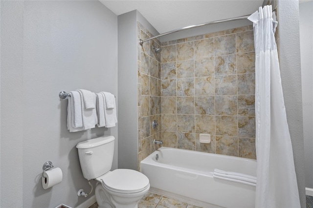 14501 Grove Resort Ave Unit 1727, Winter Garden, FL 34787 - bathroom featuring shower / tub combo with curtain and toilet