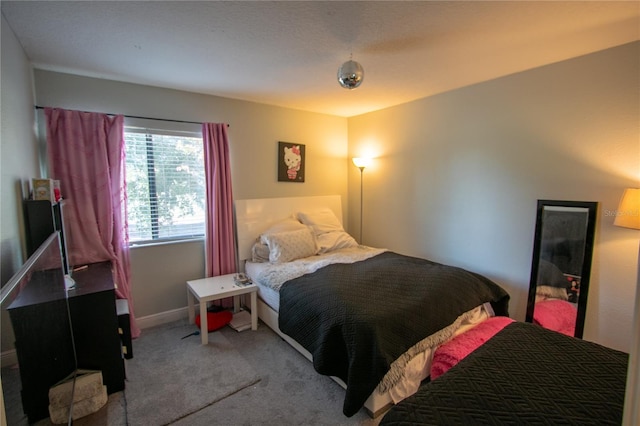 bedroom with carpet flooring