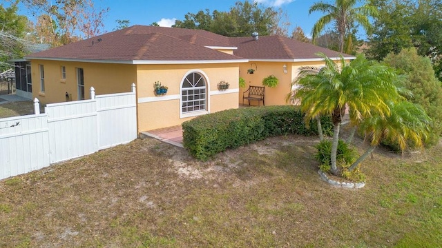 view of rear view of property