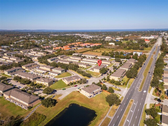 13228 Daniels Landing Cir, Winter Garden, FL 34787 - aerial overview of property's location featuring a main thoroughfare and a large body of water