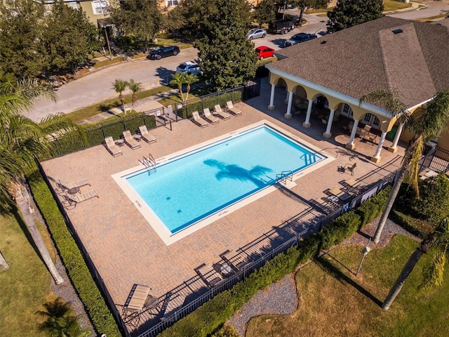 13228 Daniels Landing Cir, Winter Garden, FL 34787 - community pool featuring a patio area