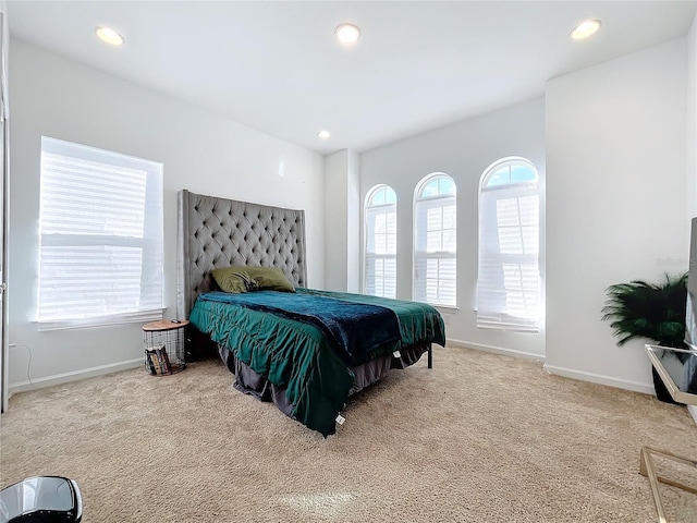 bedroom featuring carpet flooring