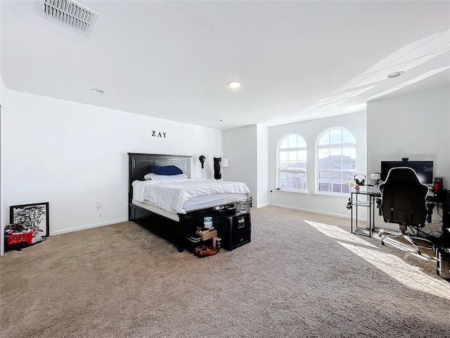 4408 Renly Ln, Clermont, FL 34711 - carpeted bedroom with a desk and recessed lighting