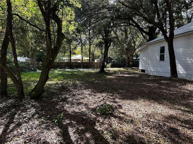 view of yard