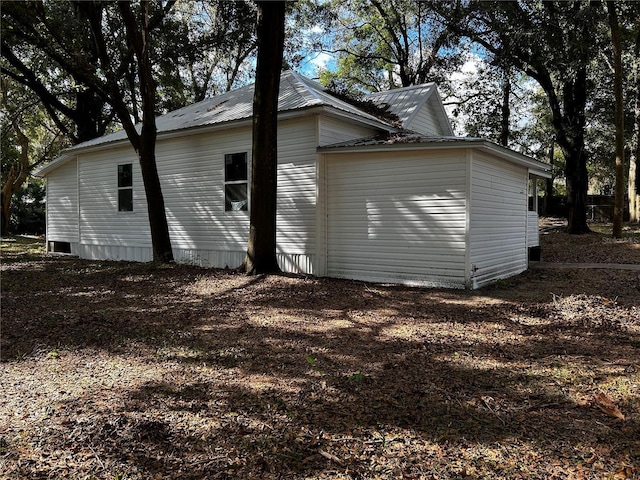 view of side of property